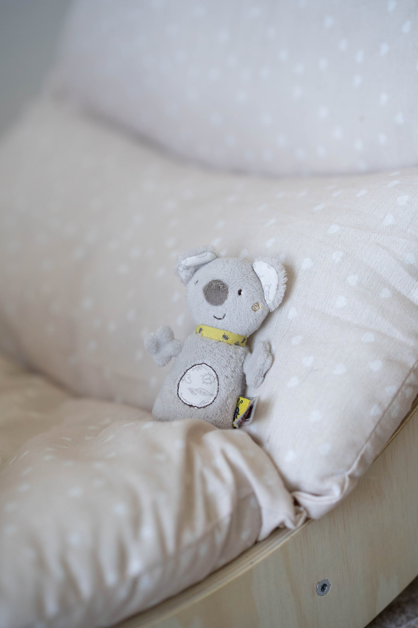 Kleine Rassel in Koala-Form für Babys ab 3 Monaten Babybox